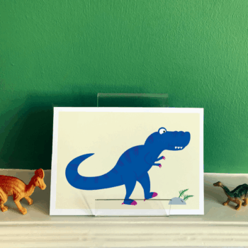 T-Rex / Tyrannosaurus Rex Dinosaur A5 / A4 art print