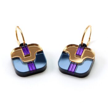 Geometric Perspex Statement Mini Earring