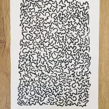 Abstract Sea Shapes Print