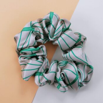 Art Deco Scunchies - Silk Scrunchies - On the tiles