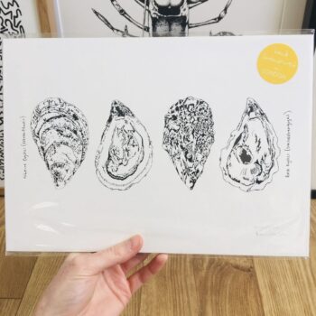 A4 Oyster print