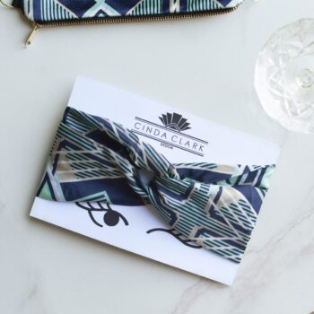 Art Deco Headband - Silk Headband - Francis Mint