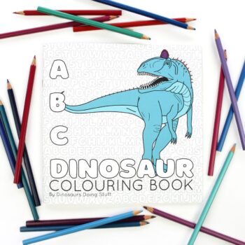 ABC Dinosaur Colouring Book