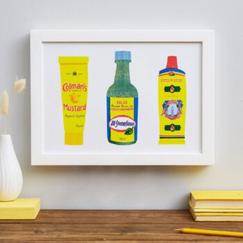 Spice It Up A4 Risograph Print