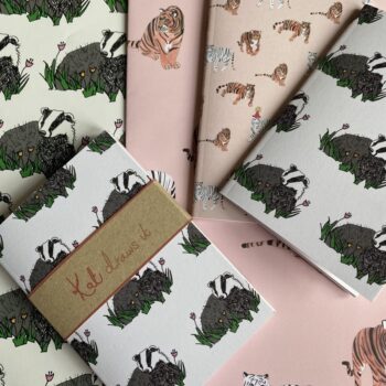 Badger and Tiger Notebooks Set