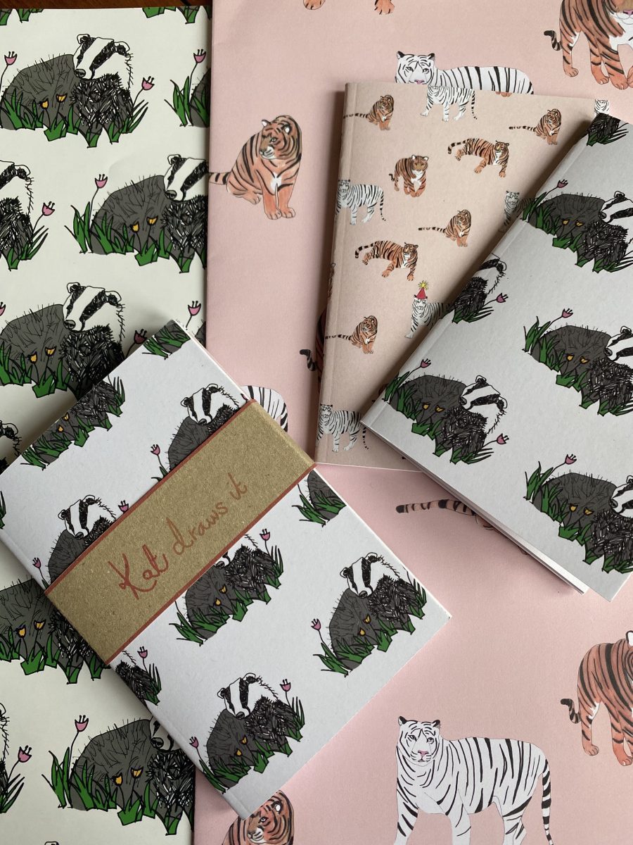 Badger and Tiger Notebooks Set