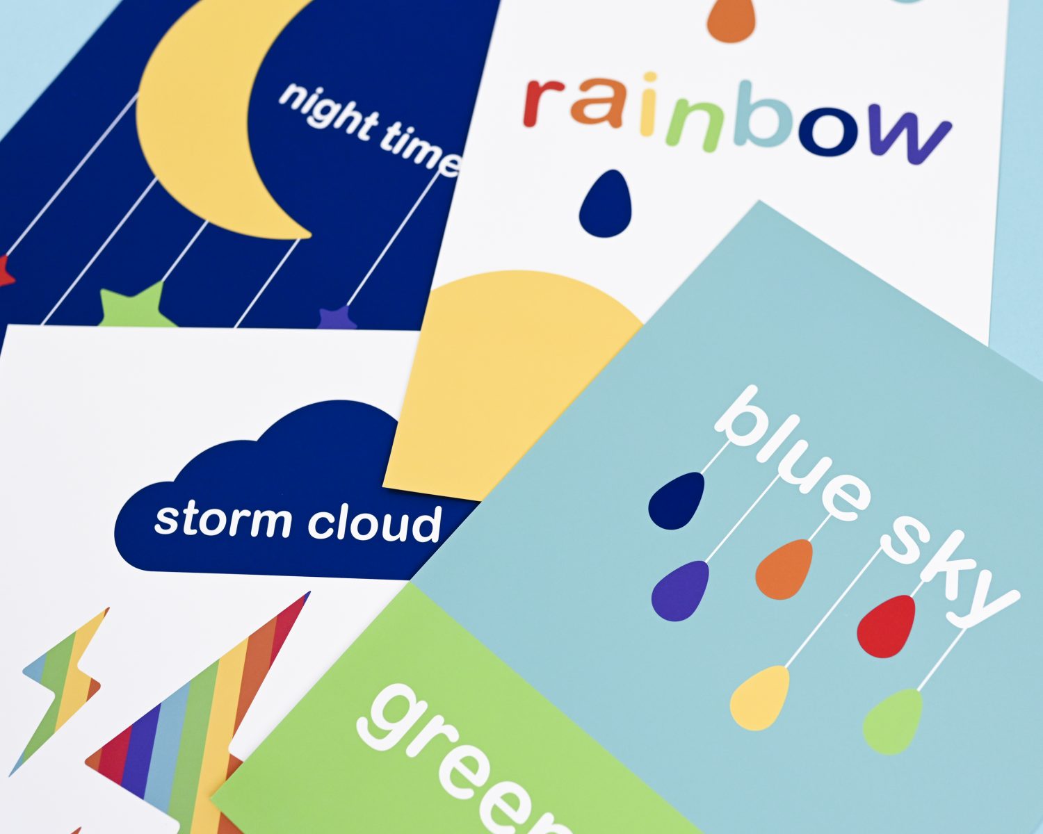 Night Time - kids art print