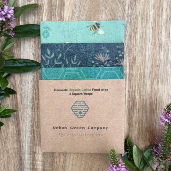 3 Square Bee wax wraps