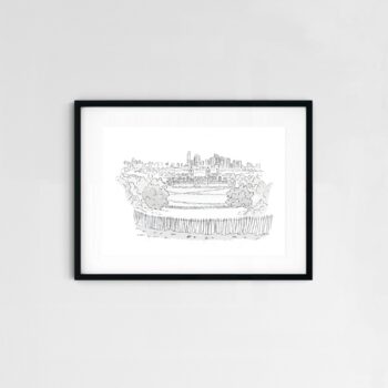 Greenwich Park, London artwork, signed print