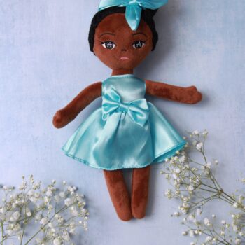 Plush Ama Black girl Doll
