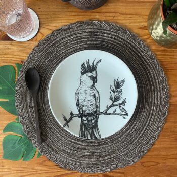 Cockatoo Plate - The BirdLife Collection