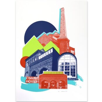 Engine House Limited Edition Screen Print
