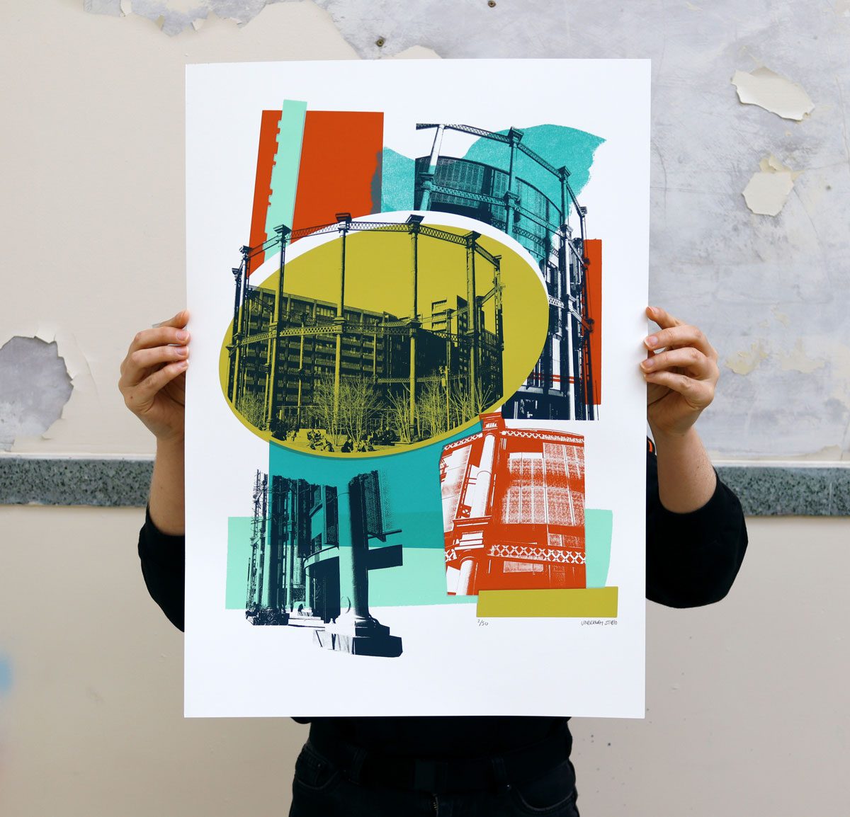 Gasholder Park Limited Edition Screen Print