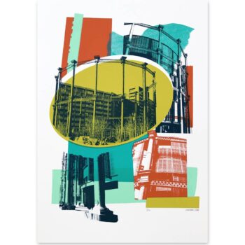Gasholder Park Limited Edition Screen Print