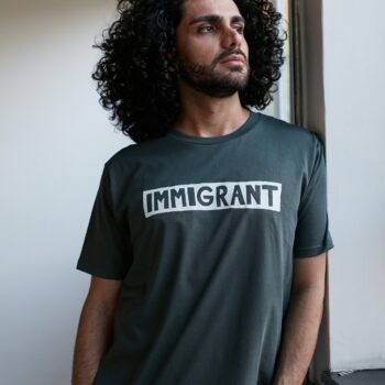 Dark Grey Immigrant T-shirt