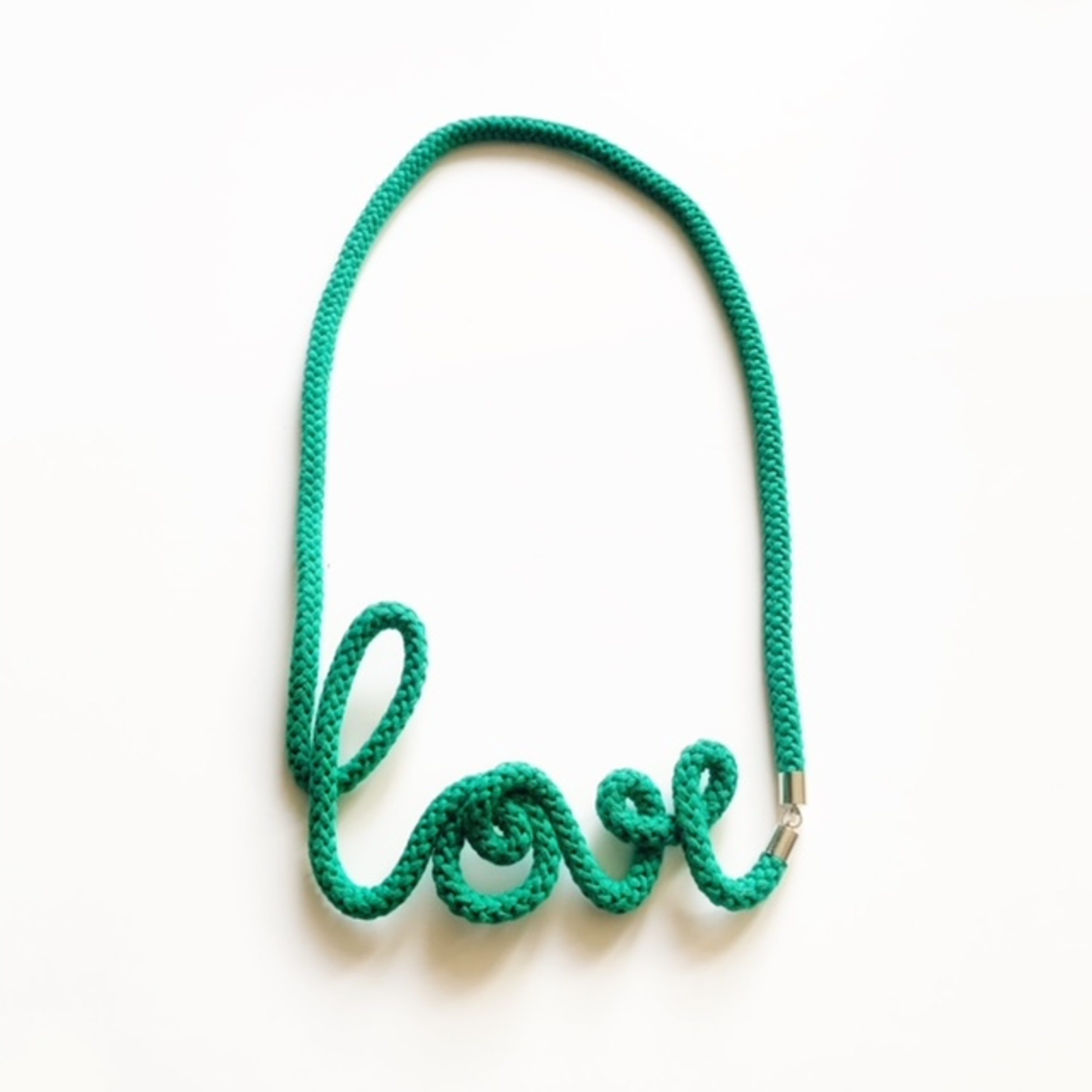 The Word Necklace - Statement Love cotton necklace