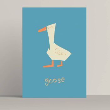Goose original art print