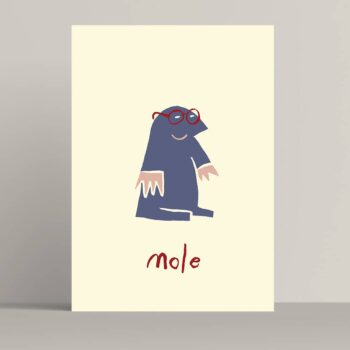 Mole original art print