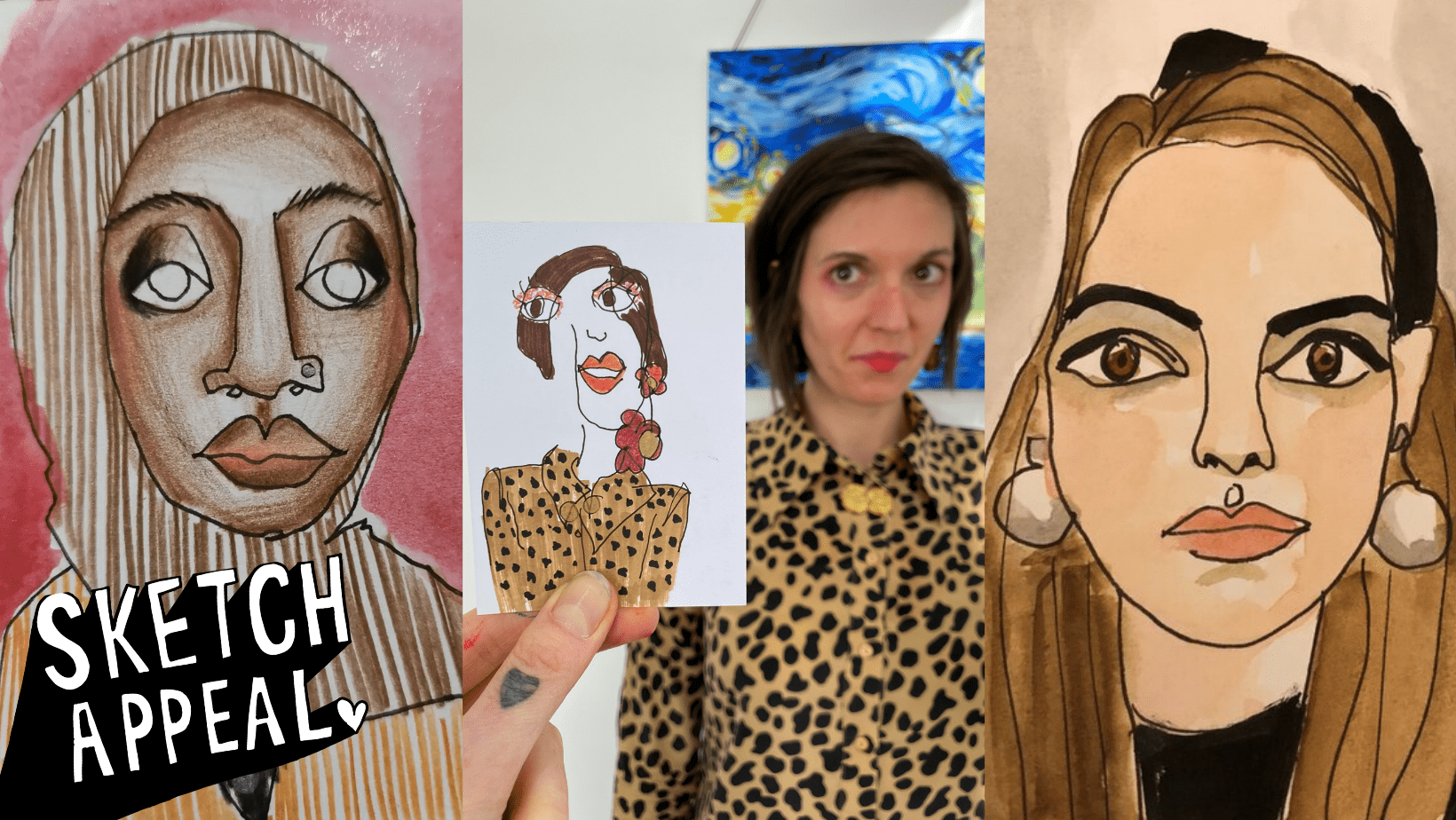 Sketchy Bitches Live Portrait Bar