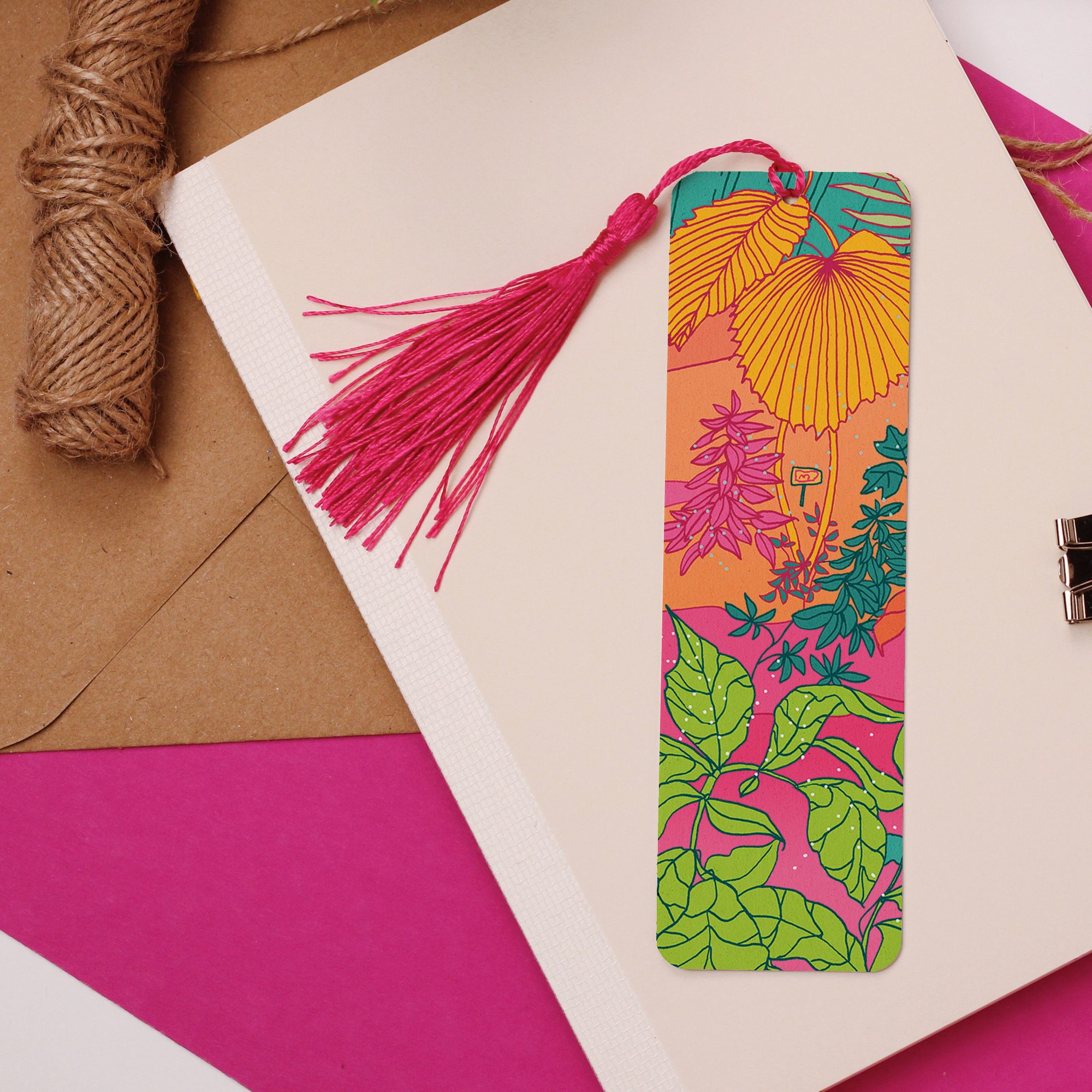 Glasshouse Aluminium Bookmark