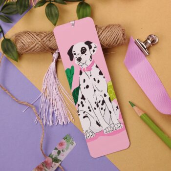 Dalmatian Aluminium Bookmark, Dog Book Gift