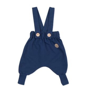 BABY & TODDLER NAVY SUSPENDER TROUSERS