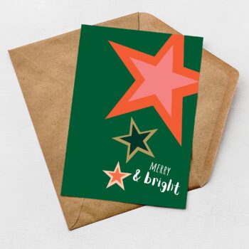 Merry and Bright Christmas Card