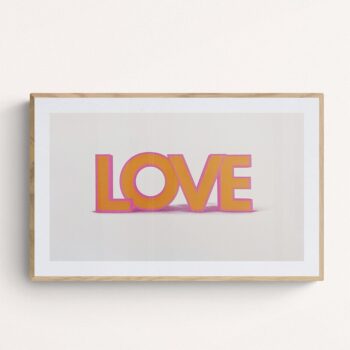 LOVE Screen print