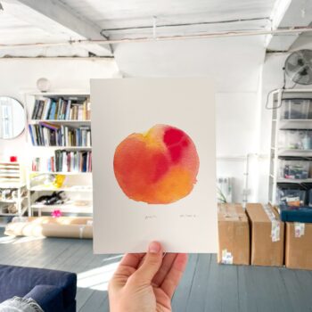 Peach - Art print