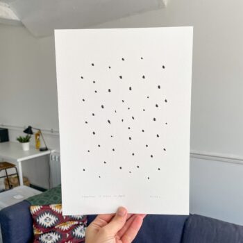 Sometimes it snows in April - Art print