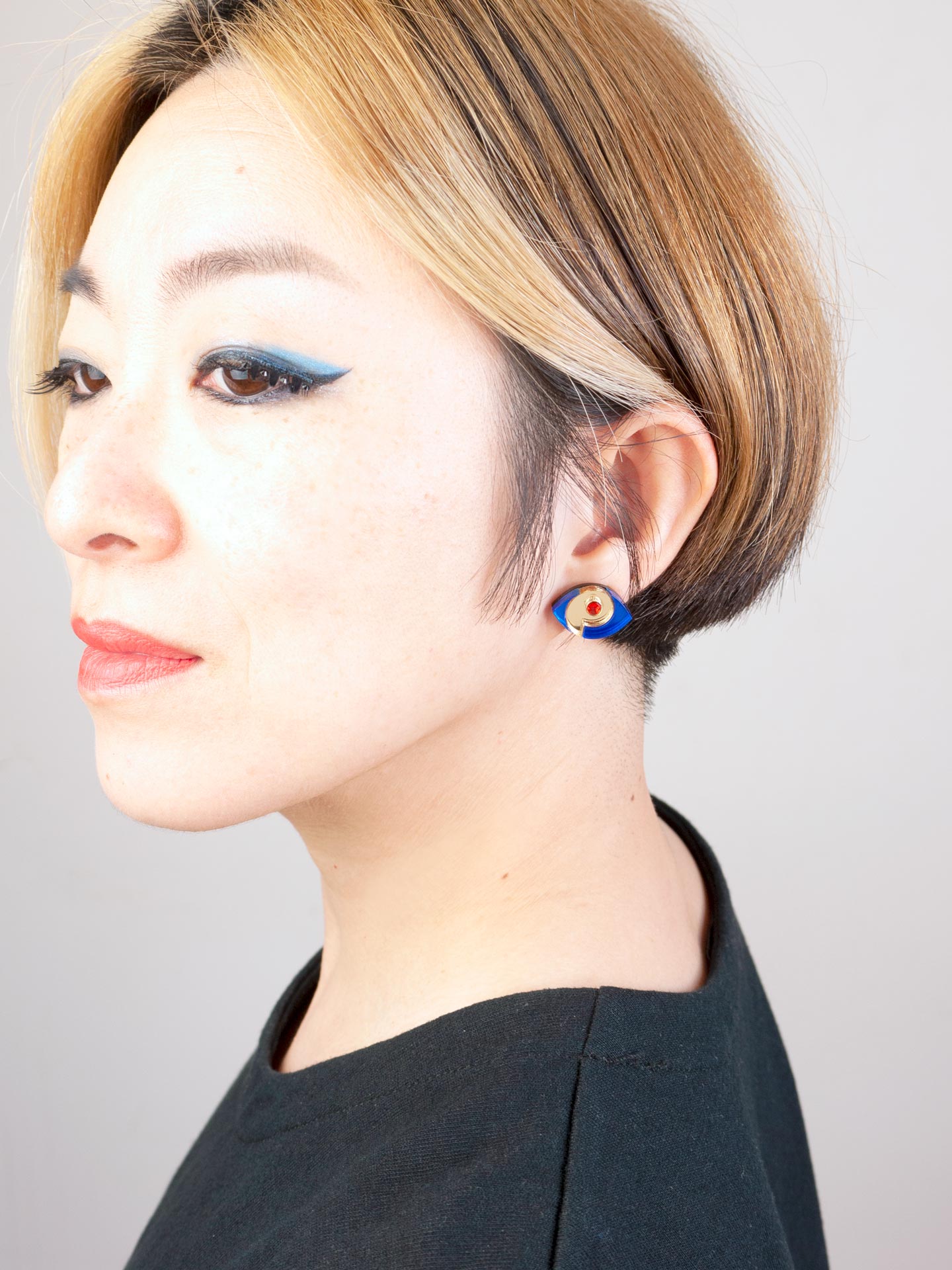 FORM066 HORUS Mini Stud Earrings - various colours
