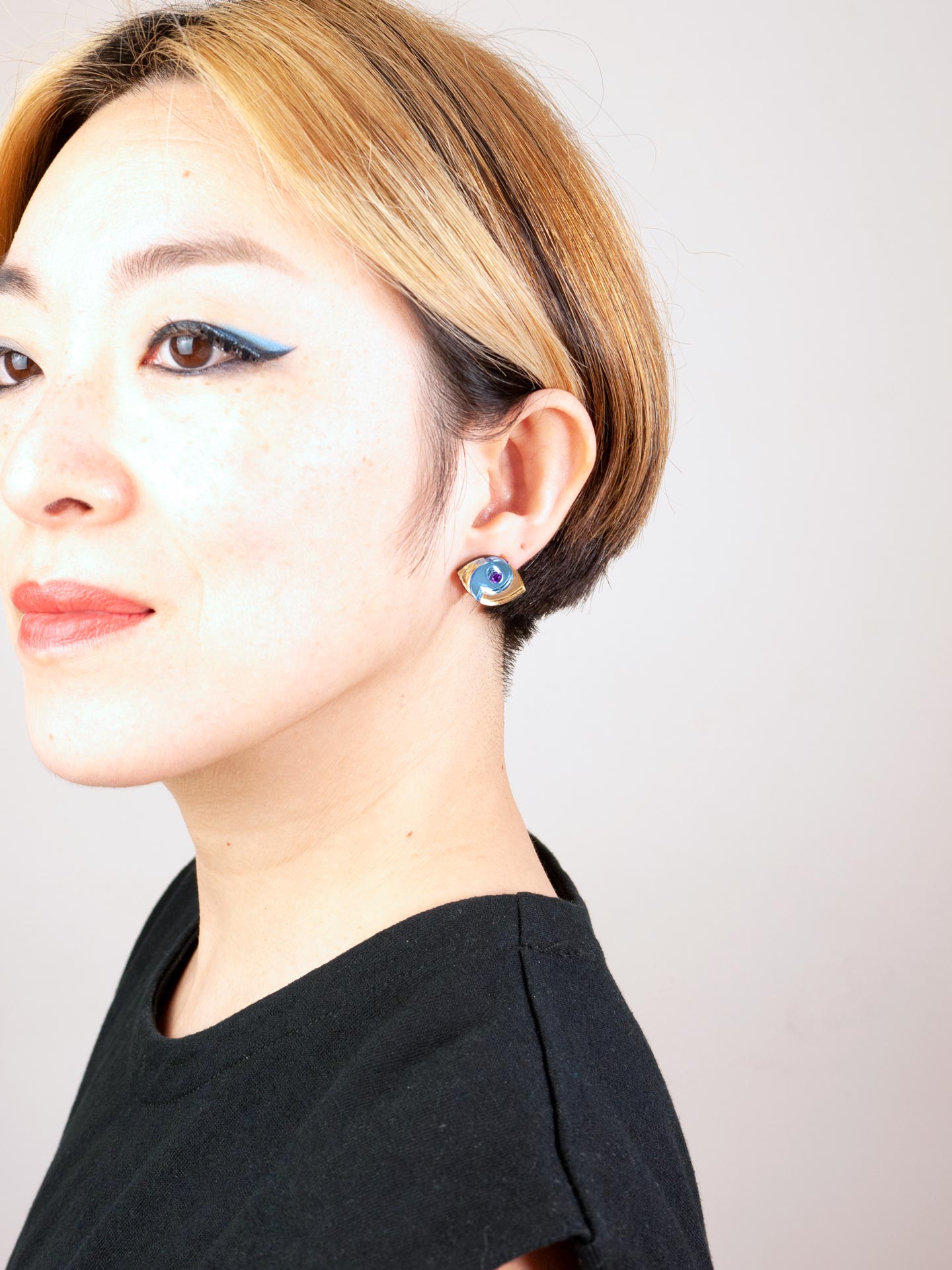 FORM066 HORUS Mini Stud Earrings - various colours