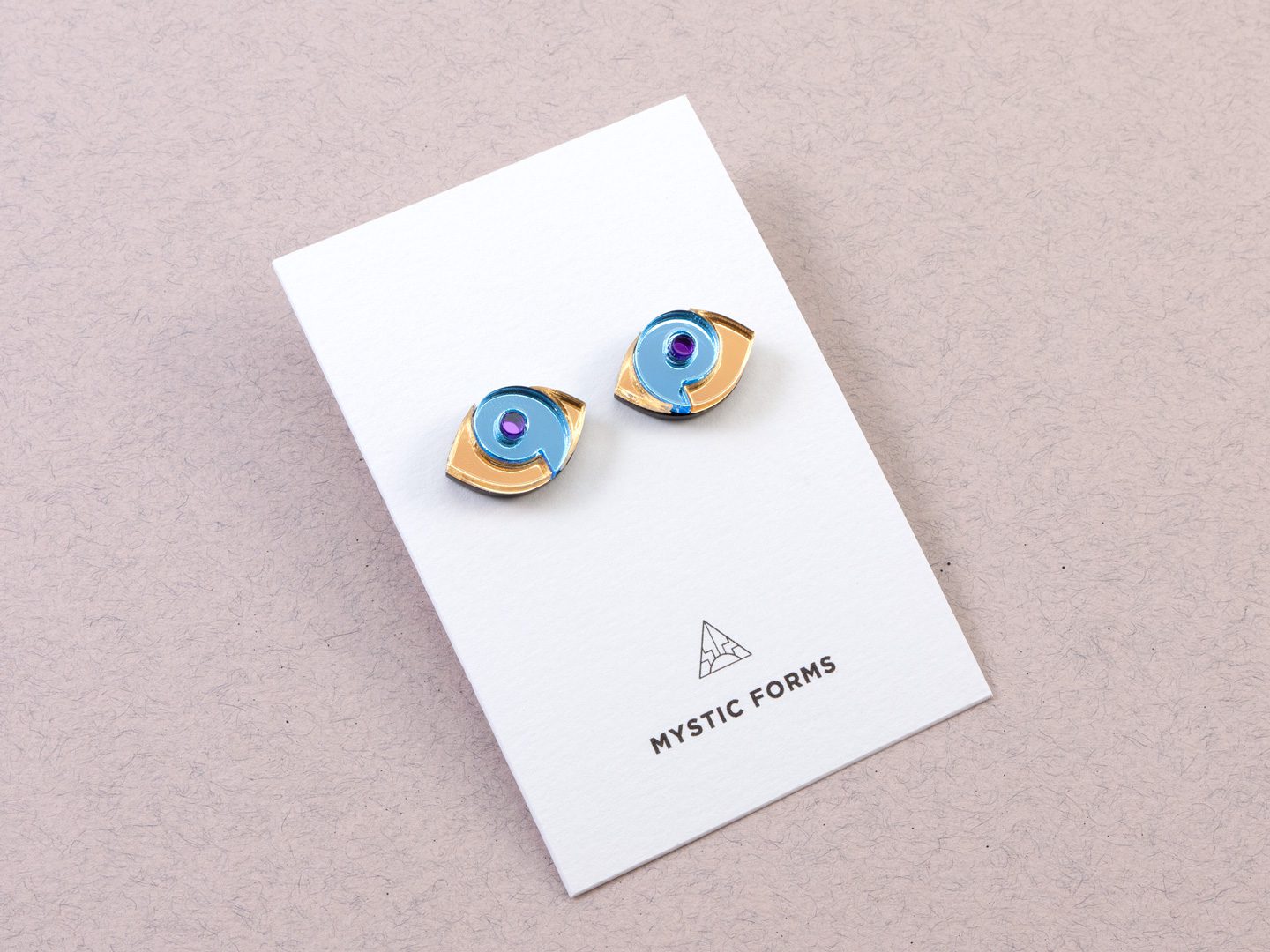 FORM066 HORUS Mini Stud Earrings - various colours