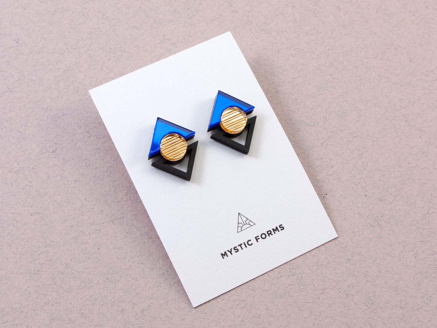 FORM068 KHUFU I Stud Earrings - Various Colours
