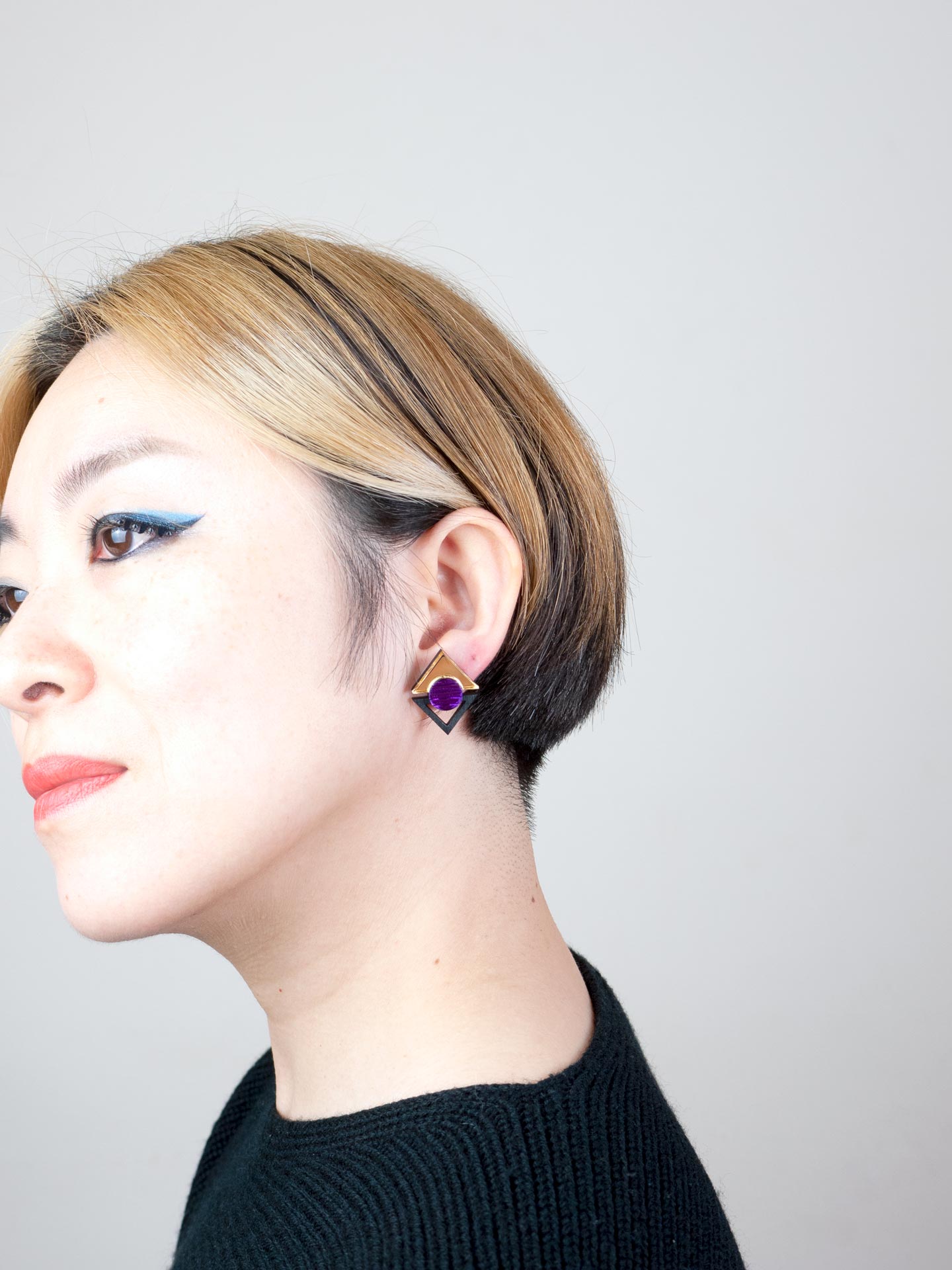 FORM068 KHUFU I Stud Earrings - Various Colours