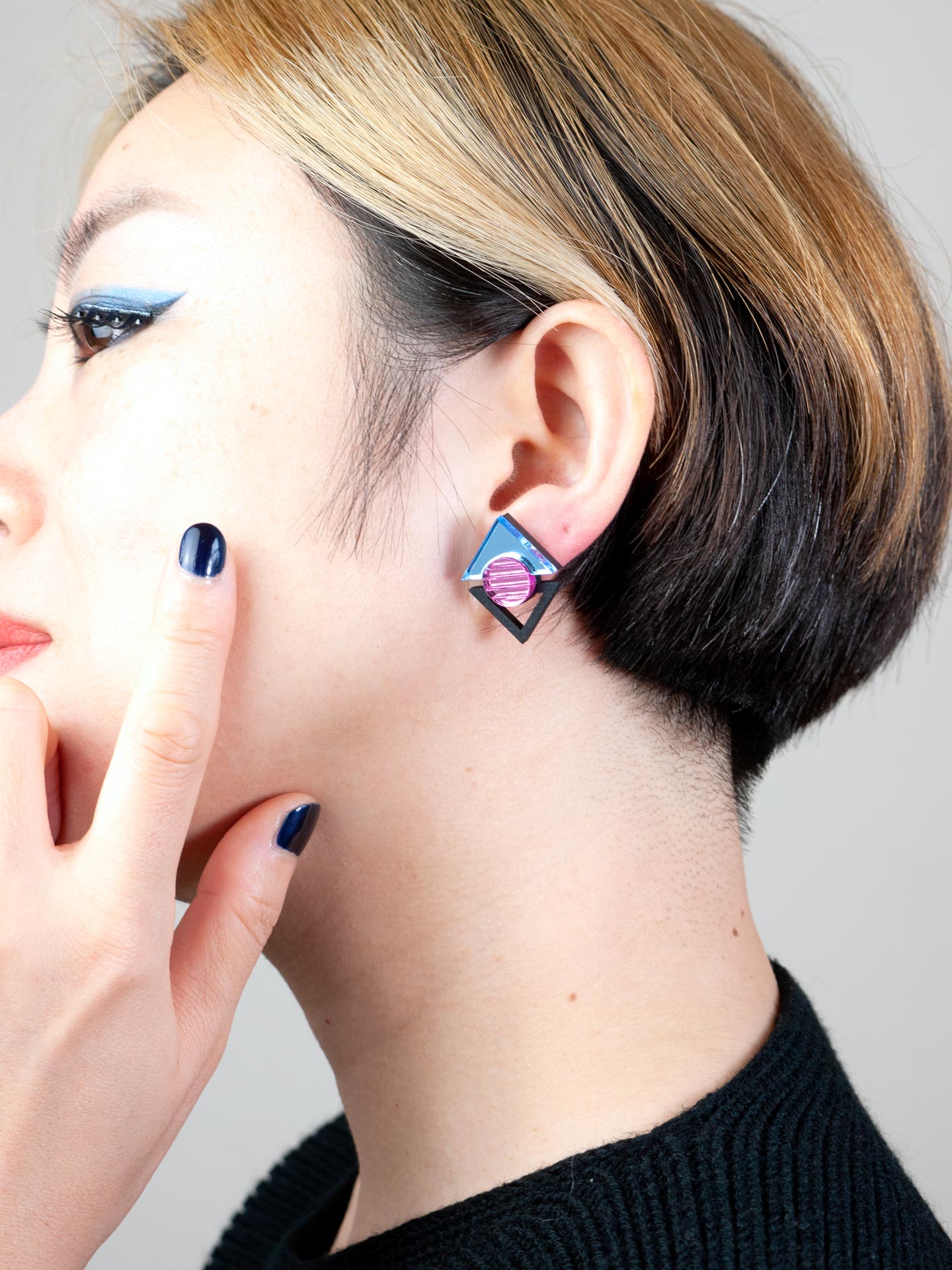 FORM068 KHUFU I Stud Earrings - Various Colours