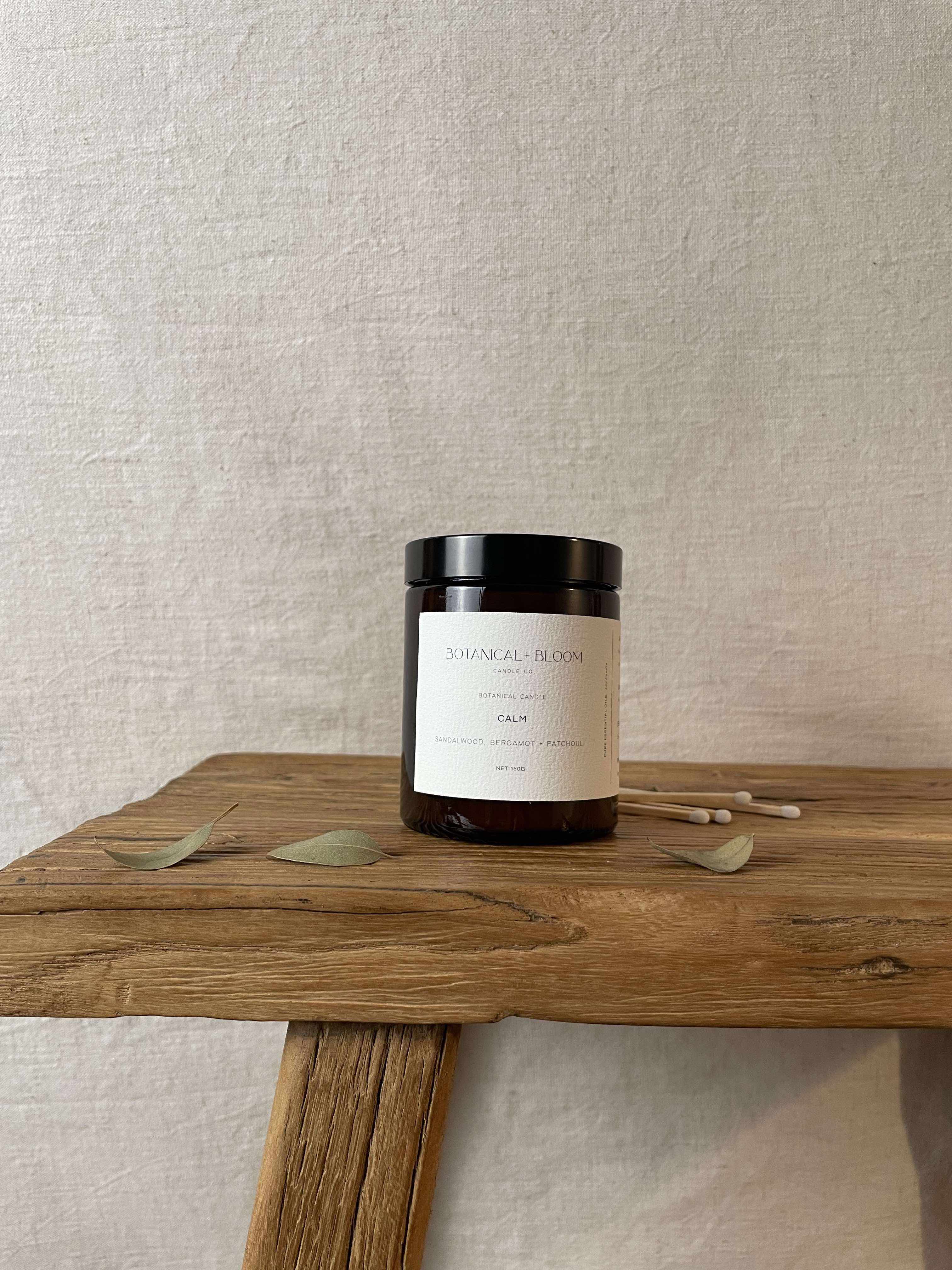 Calm Candle - Sandalwood and Bergamot