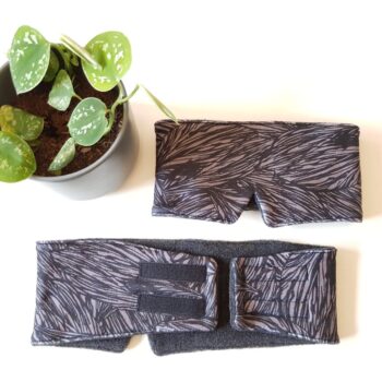 Black Calm Wrap Sleep Mask