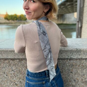 Ikat Scarf - Illusion