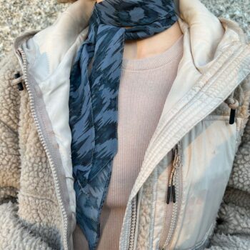Ikat Scarf - Blue