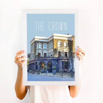 The Crown Pub - East London - Art Print