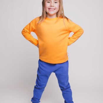 Kids' Organic and Recycled Brushed Fleece Cotton Jumper