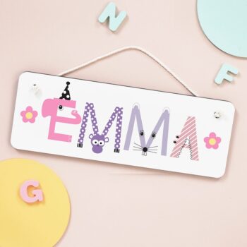 Kids Name - Door Sign