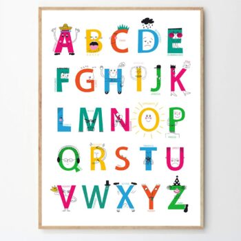 A-Z of Emotions Alphabet Print