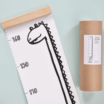 Dinosaur wall height chart - wall chart