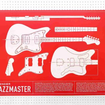 Fender Jazzmaster Guitar Print