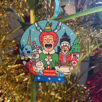 Buddy the Elf Wooden Ornament