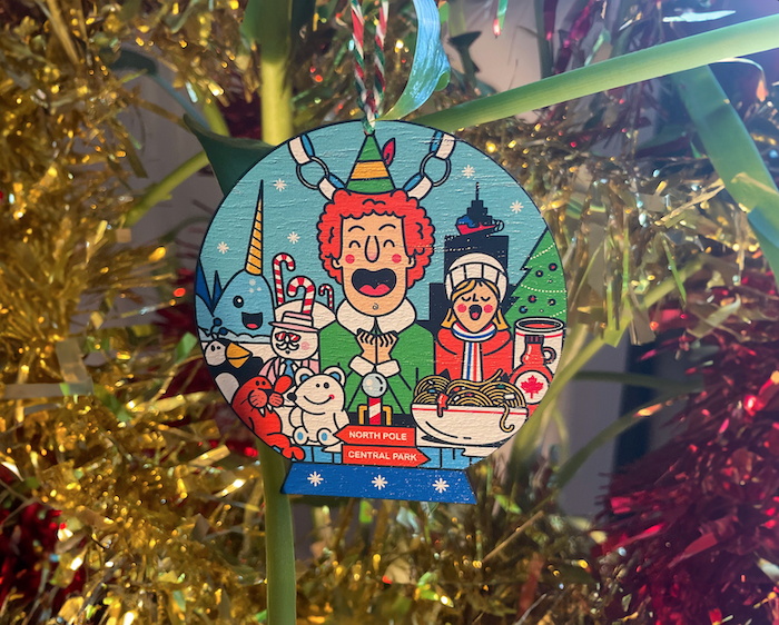 Buddy the Elf Wooden Ornament