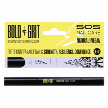 Nail Care Serum in a black pen from Bold & Grit