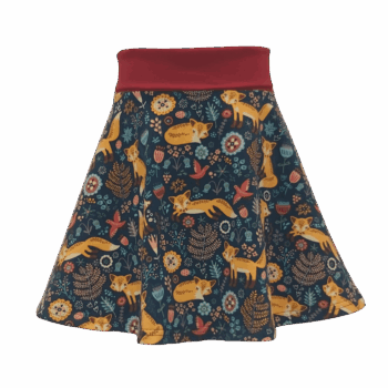 Fox jersey skater skirt